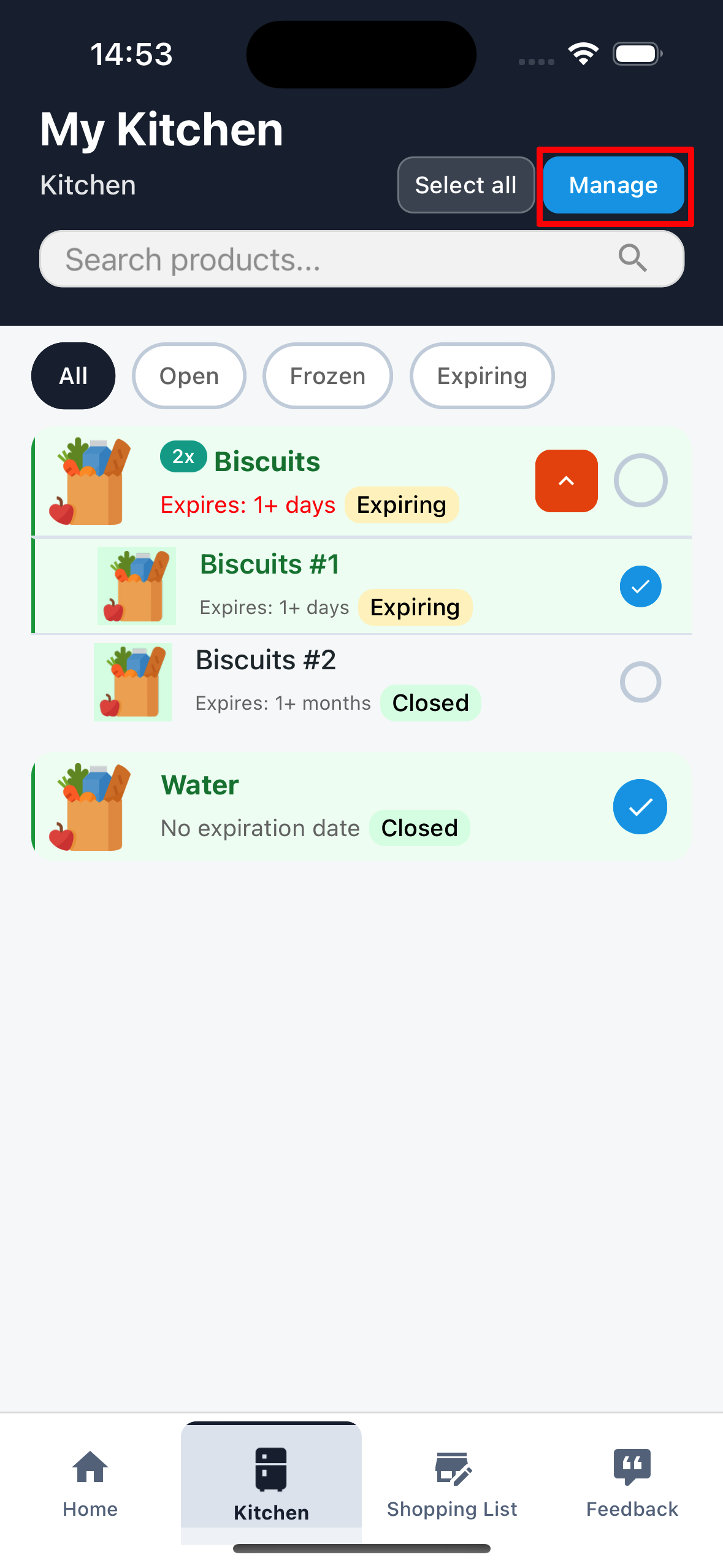 Select products