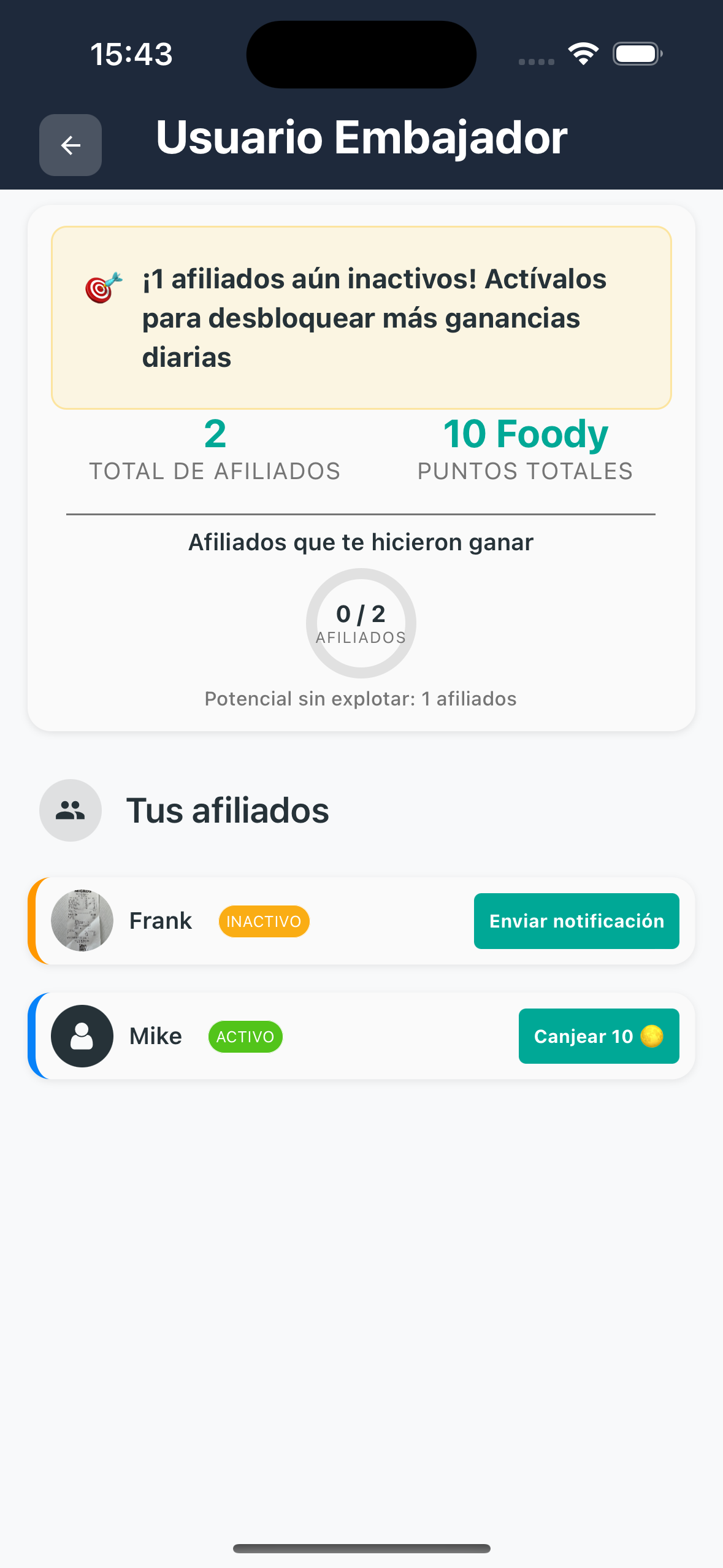 Lista afiliados