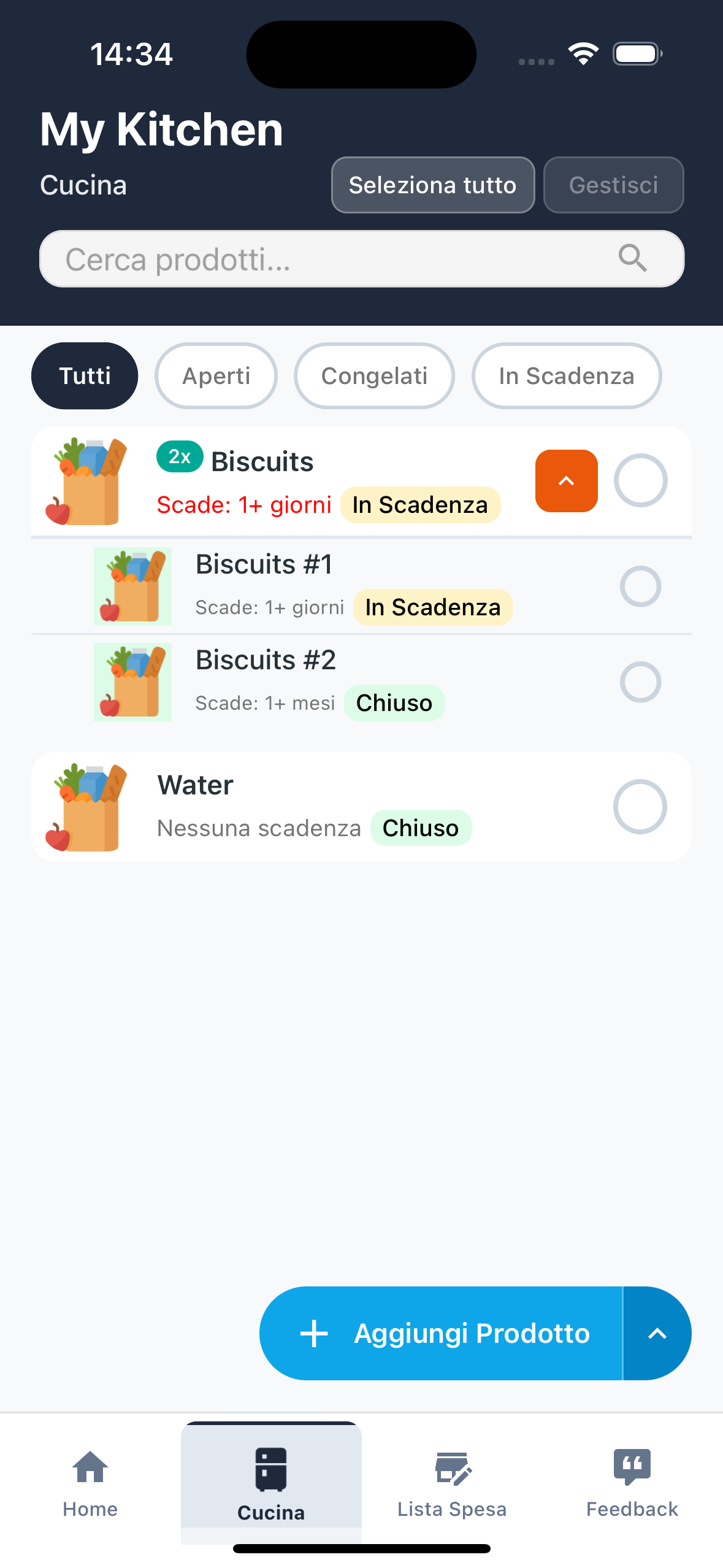 Prodotto con scadenza
