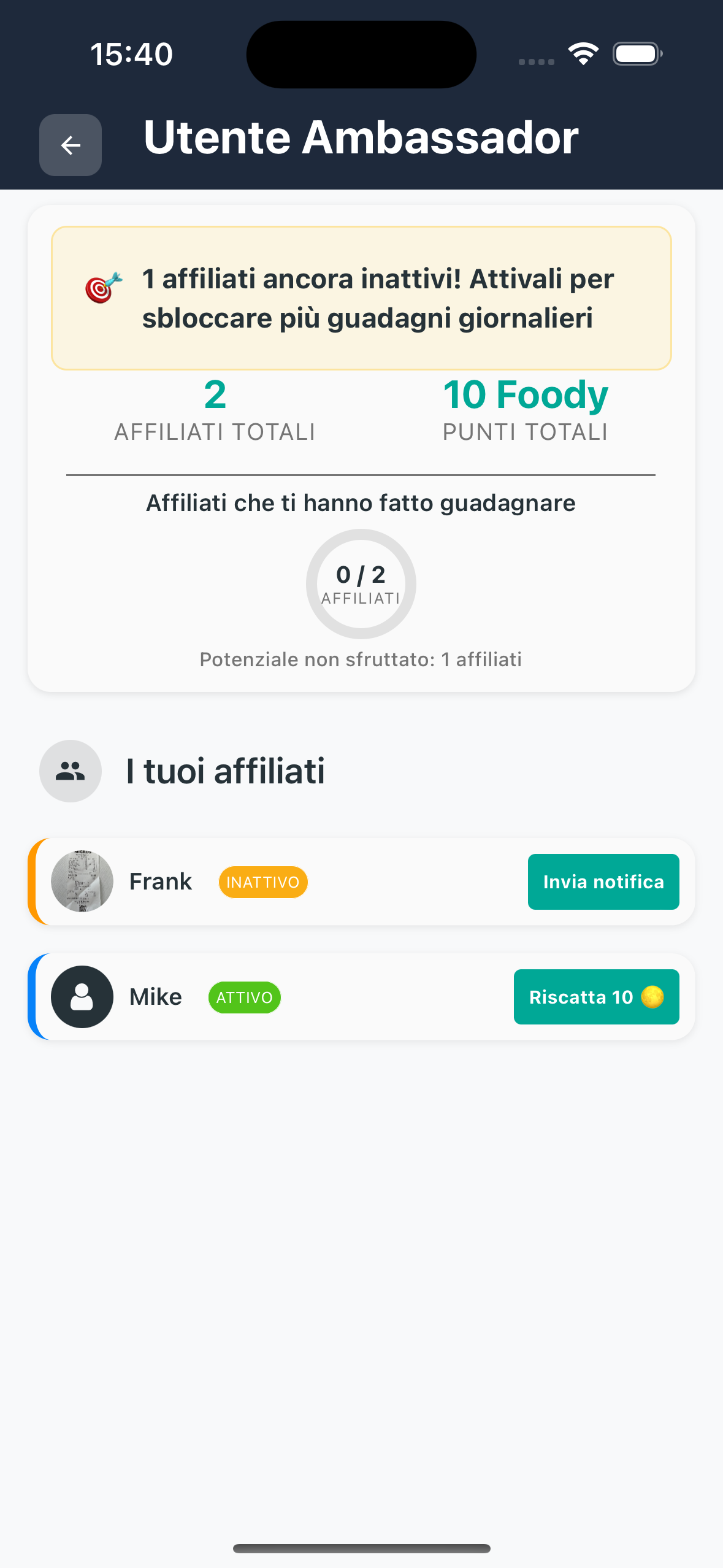 Lista affiliati